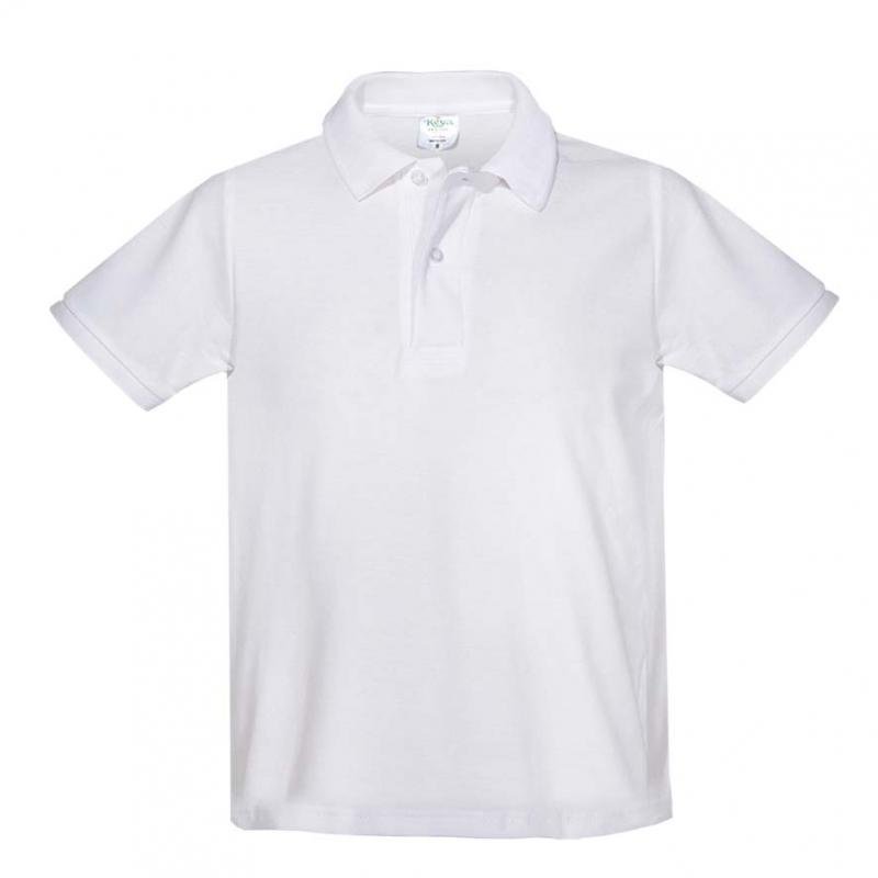 Παιδική μπλούζα Polo WHITE
