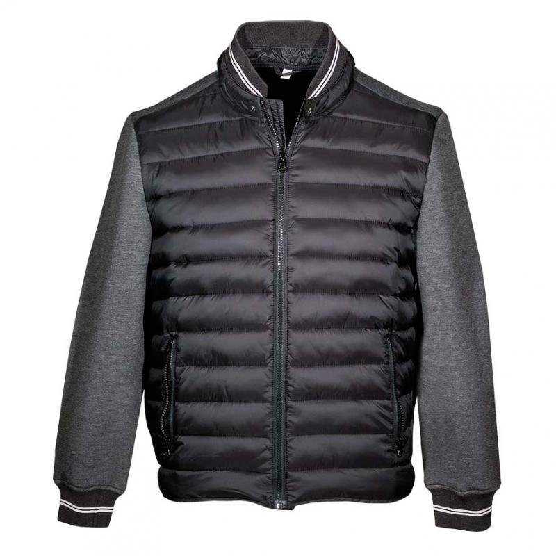 Μπουφάν nylon με φούτερ μέρη - Image 2