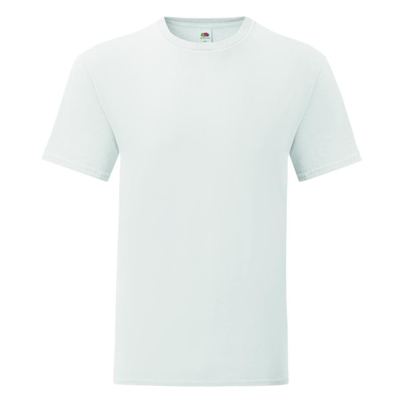 Ανδρικό μπλουζάκι ICONIC 150T slim fit WHITE