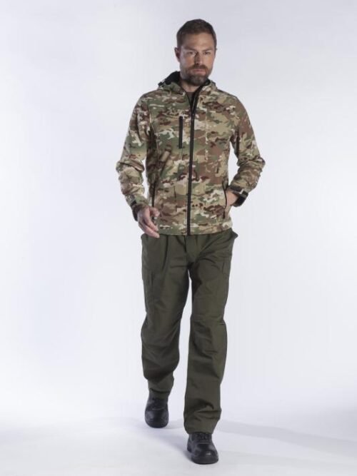 Μπουφάν Soft shell -Camouflage
