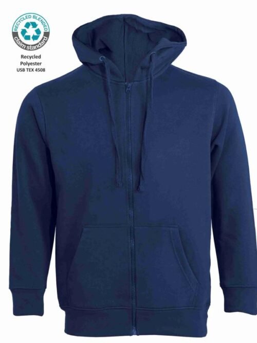 Ζακέτα φούτερ με κουκούλα 300 gsm COLORS