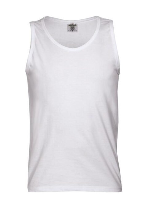 Ανδρικό μπλουζάκι τιράντα WHITE