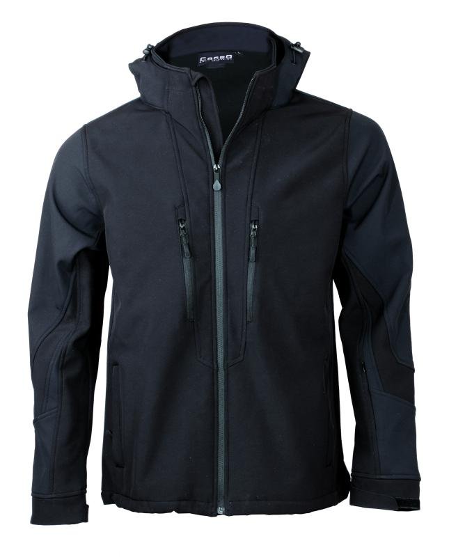 Μπουφάν softshell sport 3 layers με κουκούλα - Image 5