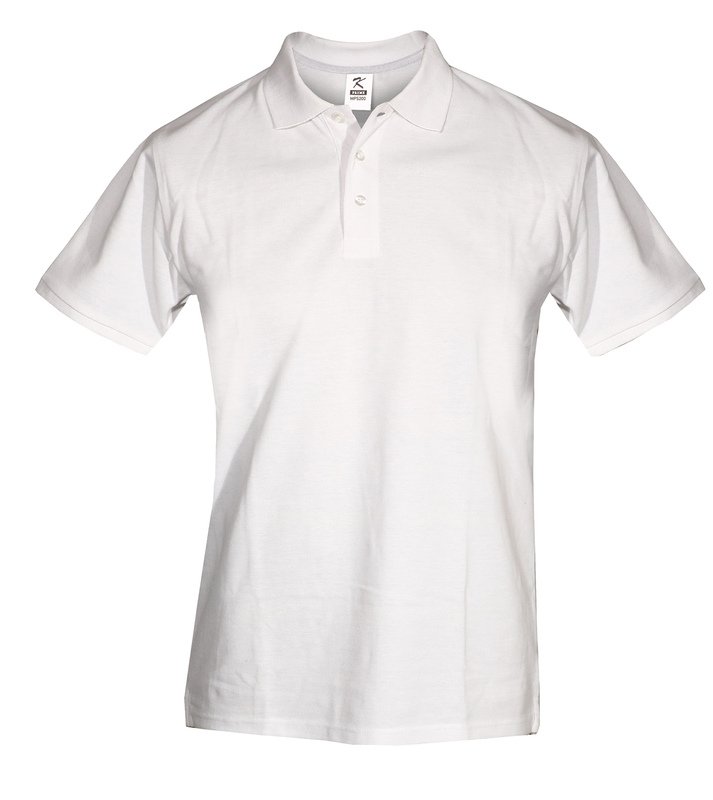 Ανδρικό Polo 100%cotton WHITE - Image 4