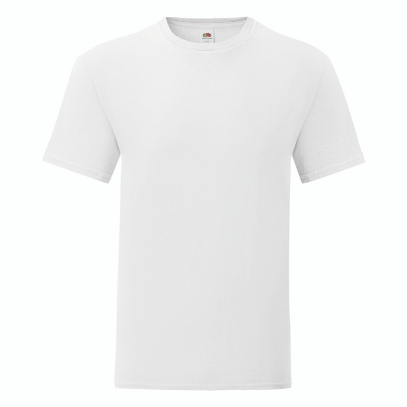 Ανδρικό μπλουζάκι ICONIC 150T slim fit WHITE - Image 4