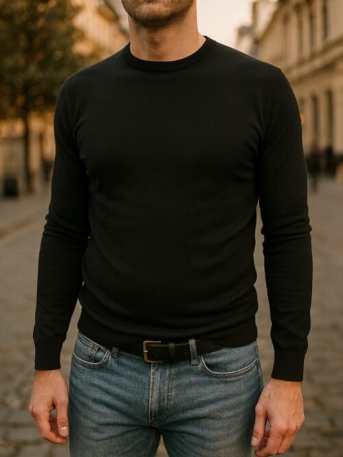 Πουλόβερ με λεπτή πλέξη