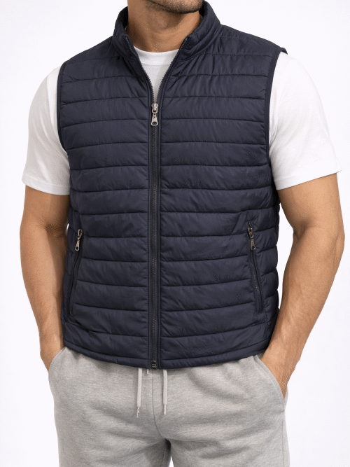 Ανδρικό αμάνικο μπουφάν