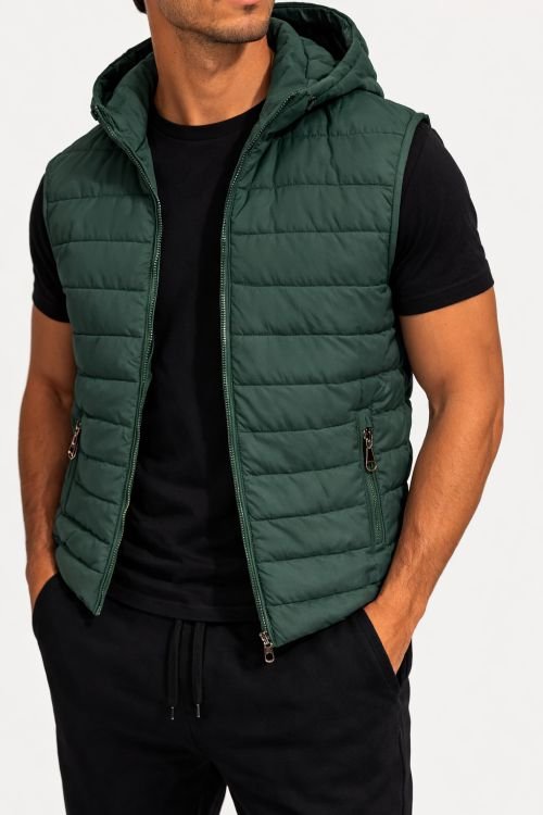 Ανδρικό αμάνικο μπουφάν