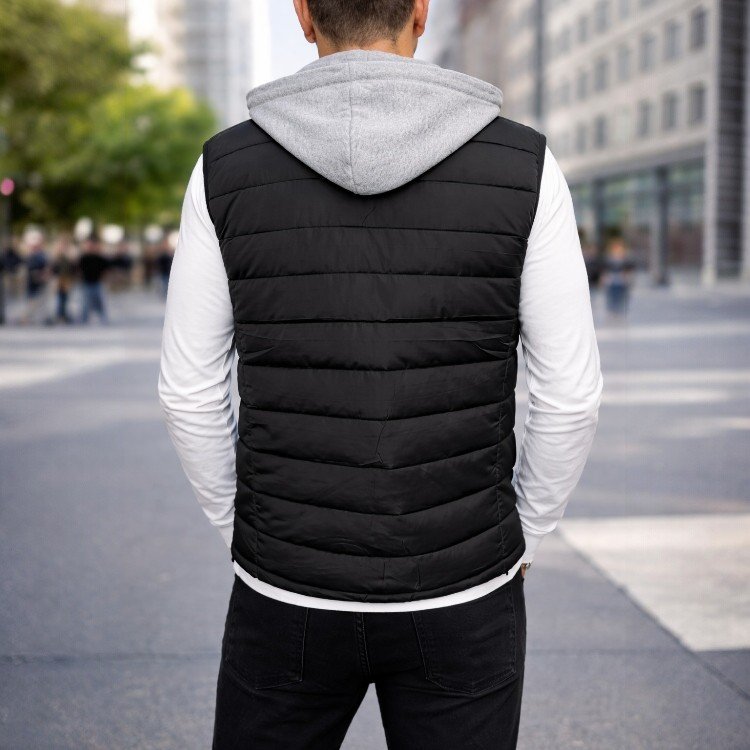 Ανδρικό αμάνικo μπουφάν - Image 4