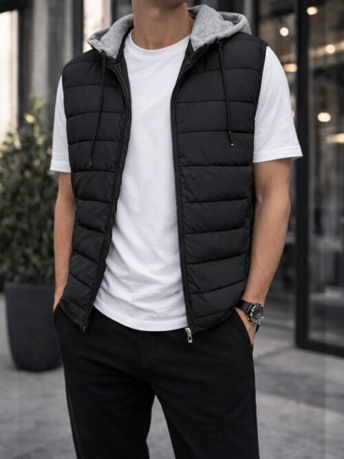 Ανδρικό αμάνικo μπουφάν