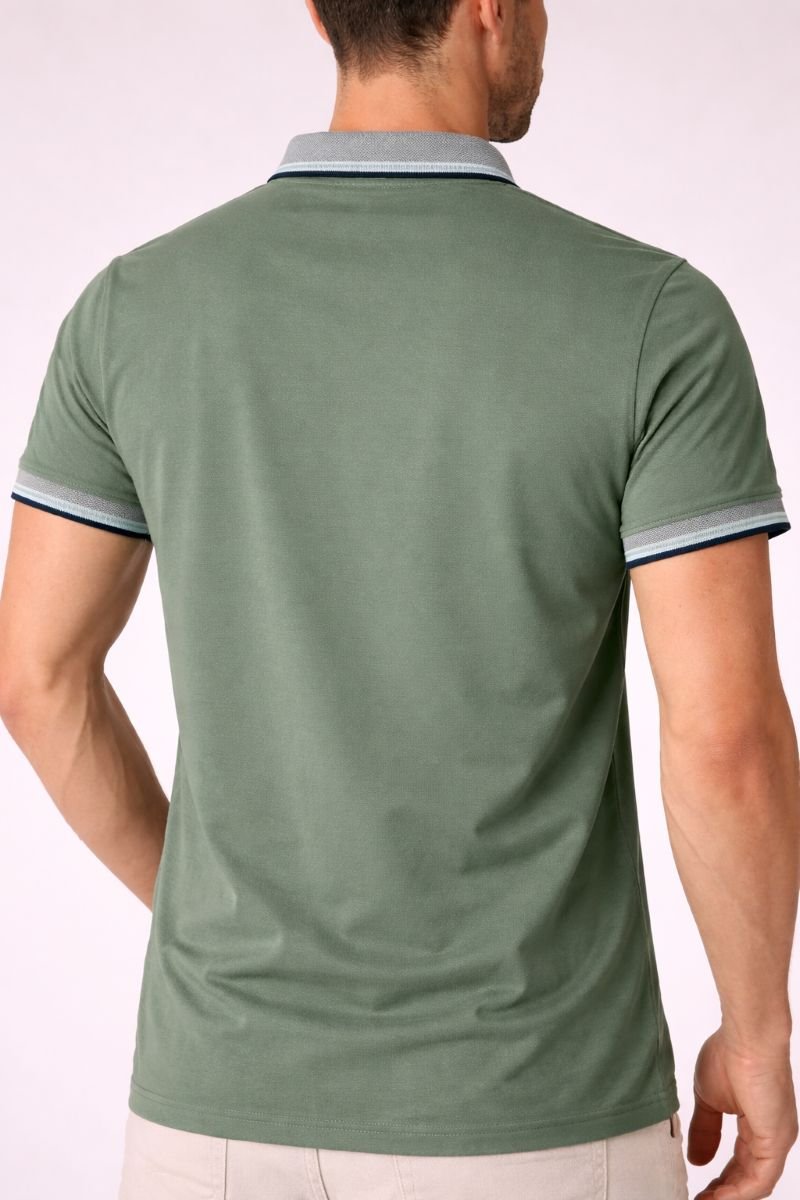 Ανδρική Μπλούζα Polo με Κέντημα - Image 2