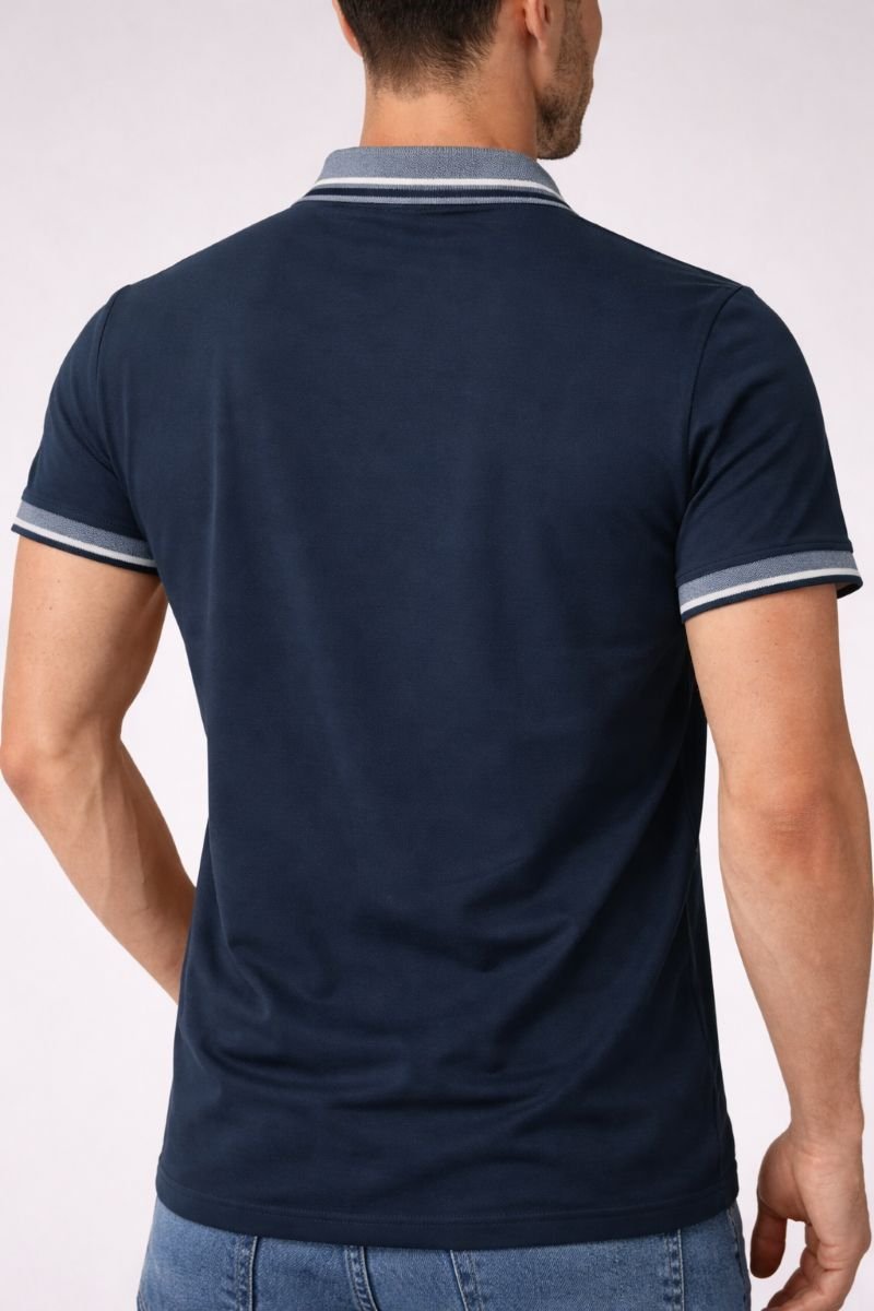 Ανδρική Μπλούζα Polo με Κέντημα - Image 2