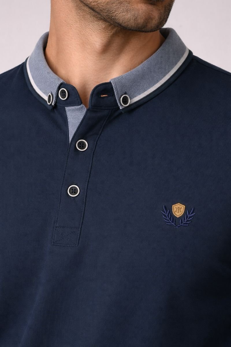 Ανδρική Μπλούζα Polo με Κέντημα - Image 5