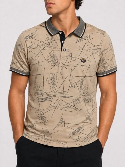 Ανδρικό Polo με Print
