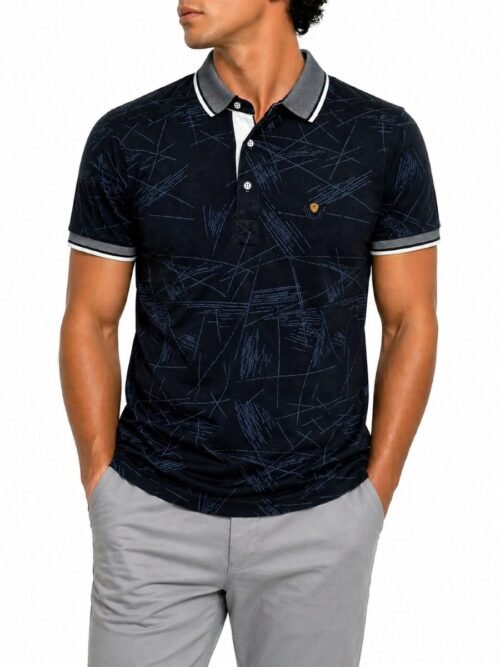 Ανδρικό Polo με Print