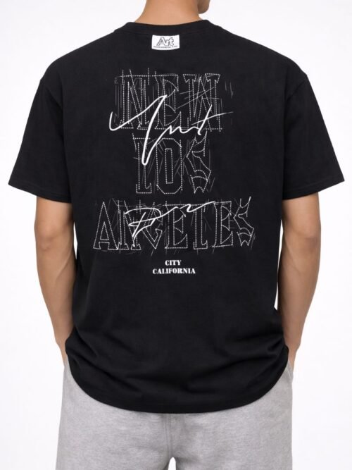 T-Shirt με Abstract Print Πίσω