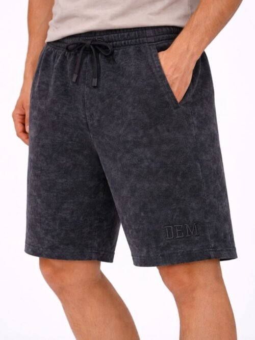 Ανδρική βερμούδα washed black
