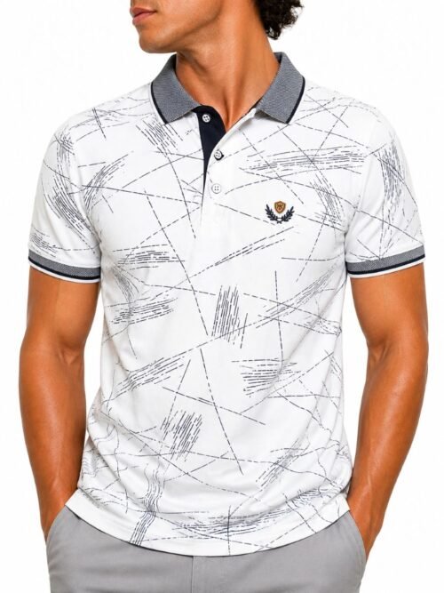 Ανδρικό Polo με Print