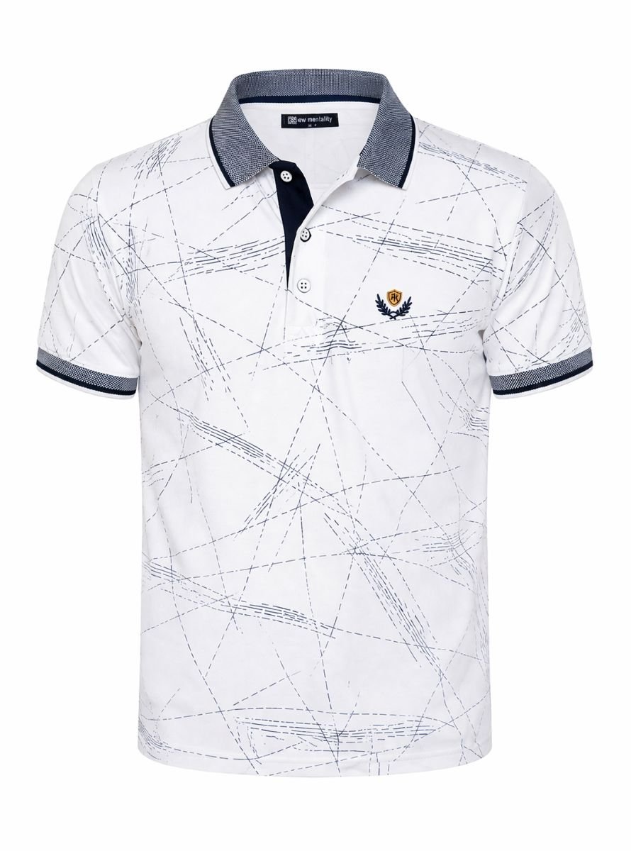 Ανδρικό Polo με Print - Image 3