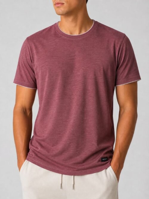 Ανδρικό T-Shirt Old Rose Regular Fit