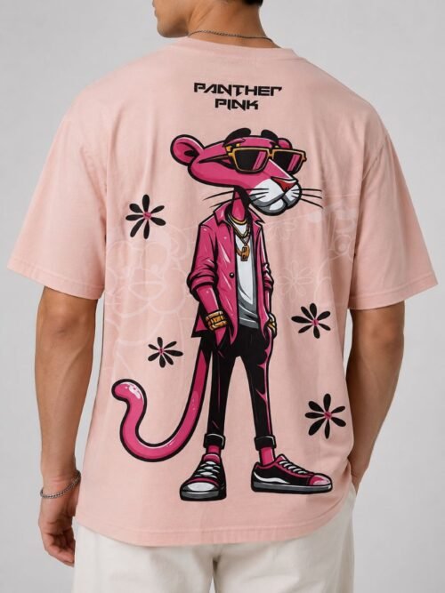 Oversize T-Shirt Pink Panther QQ-2350