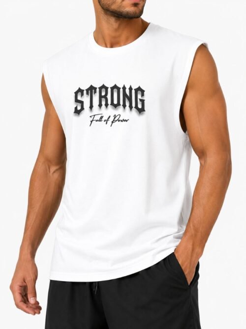Ανδρικό Αμάνικο Μπλουζάκι STRONG