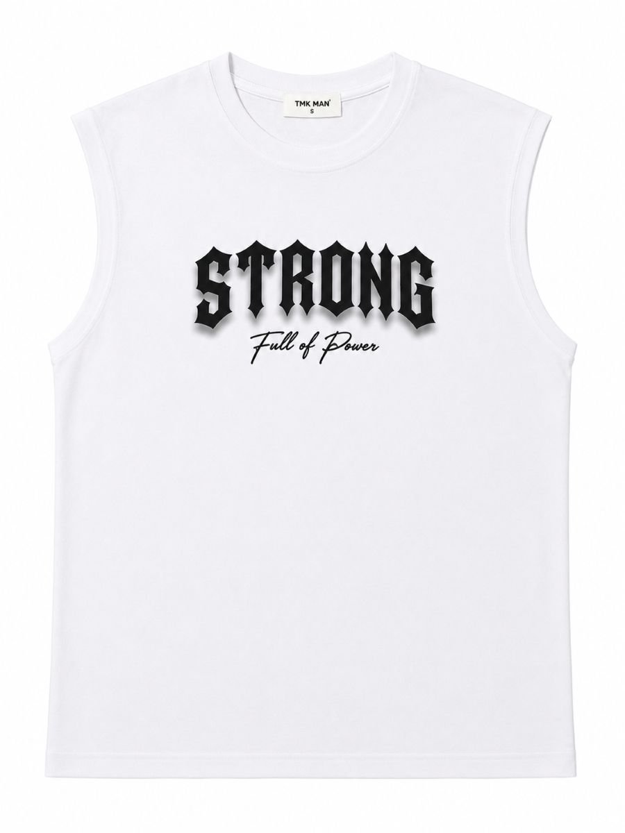 Ανδρικό Αμάνικο Μπλουζάκι STRONG - Image 3