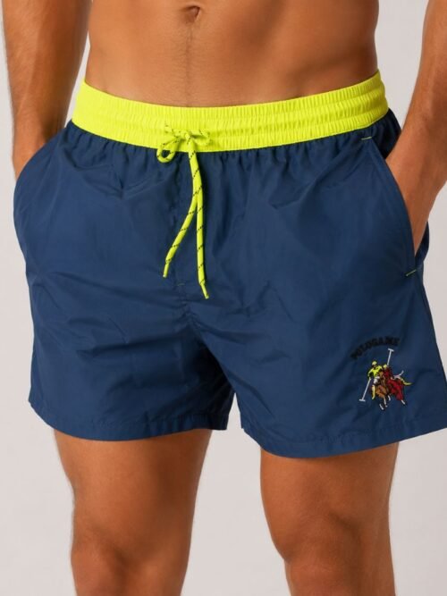 Ανδρικό Μαγιό Σορτς Navy & Neon Lime
